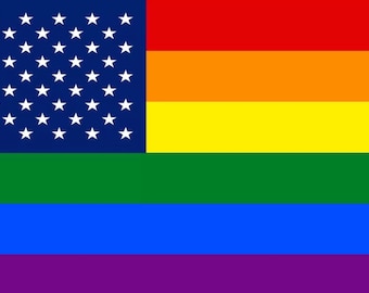 Rainbow Decal LGBT Gay Pride Flag Lesbian Car Truck Sticker Decal Free Shipping american flag