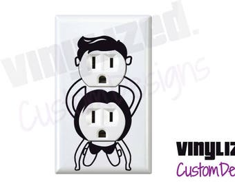 3x Outlet Cover Adult switchplate Decal Wall Plate humor Funny Dorm College Gag Gift Party switch plate