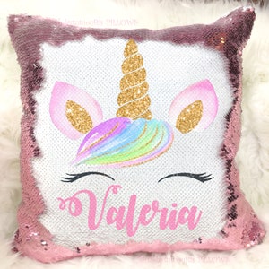 Unicorn flippy cheap pillow