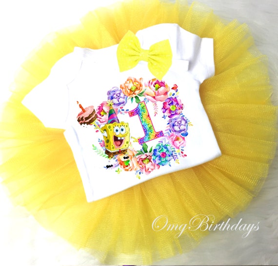 spongebob tutu birthday outfit