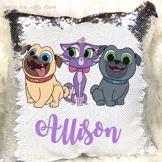 puppy dog pals pillow