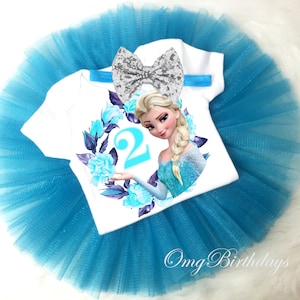 frozen 2nd birthday outfit
