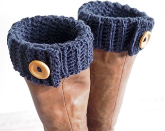Easy Boot Cuff Crochet Pattern | Even Moss Stitch Boot Cuff | Crochet Pattern | Crochet Boot Cuff Pattern | PDF Pattern | Digital Download