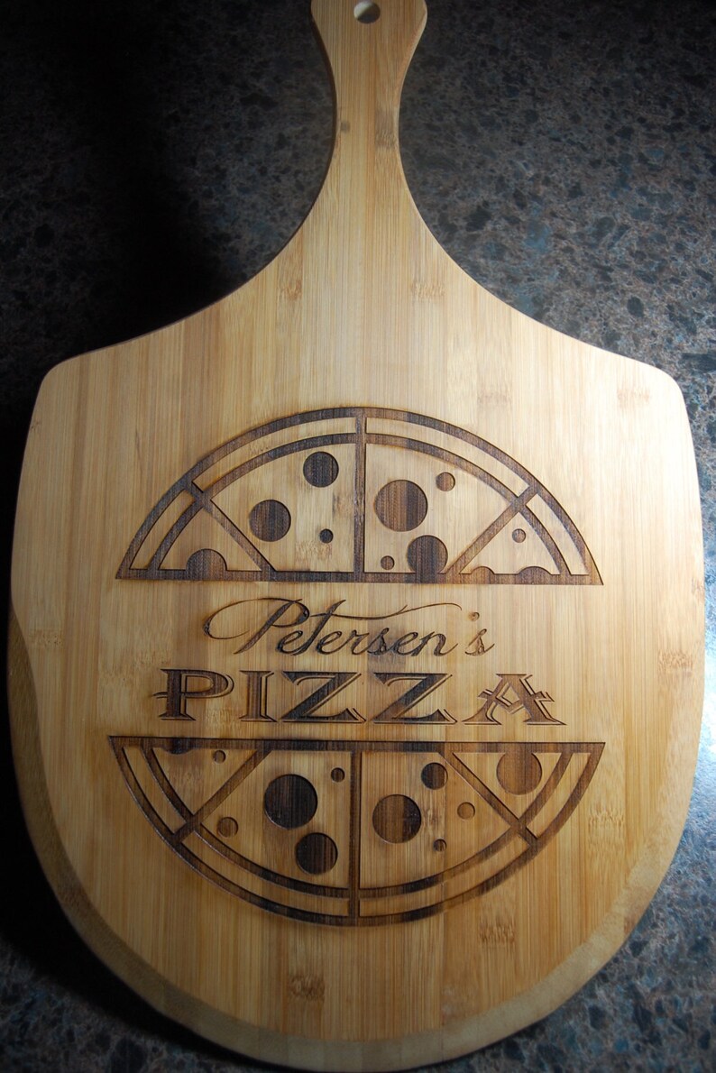 Personalized pizza board personalized pizza peel pizza Etsy