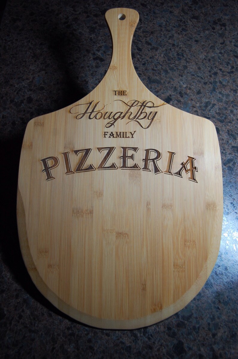 Personalized pizza board personalized pizza peel pizza Etsy