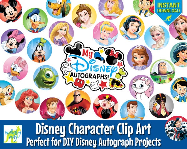 Disney Figures Electronic Clip Artwork for Do it yourself Disney Autograph Challenge 60 substitute People discovered within Disney Parks Instantaneous Down load Printable photograph about Printable Disney Characters named Disney Figures Electronic Clip Artwork for Do-it-yourself Disney Autograph Job 60 alternative Figures found inside Disney Parks Immediate Down load Printable