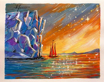 Star gazing painting