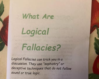 What Are Logical Fallacies? brochure