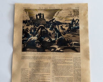 Indiana Jones Movie Prop, Raider of the Lost Ark Bible Page
