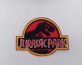 Jurassic Park Embroidered Iron on Patch