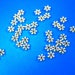 Daisy Pewter Spacer Beads 50 Beads 1.5 x 6 mm