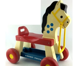 fisher price ride on horse