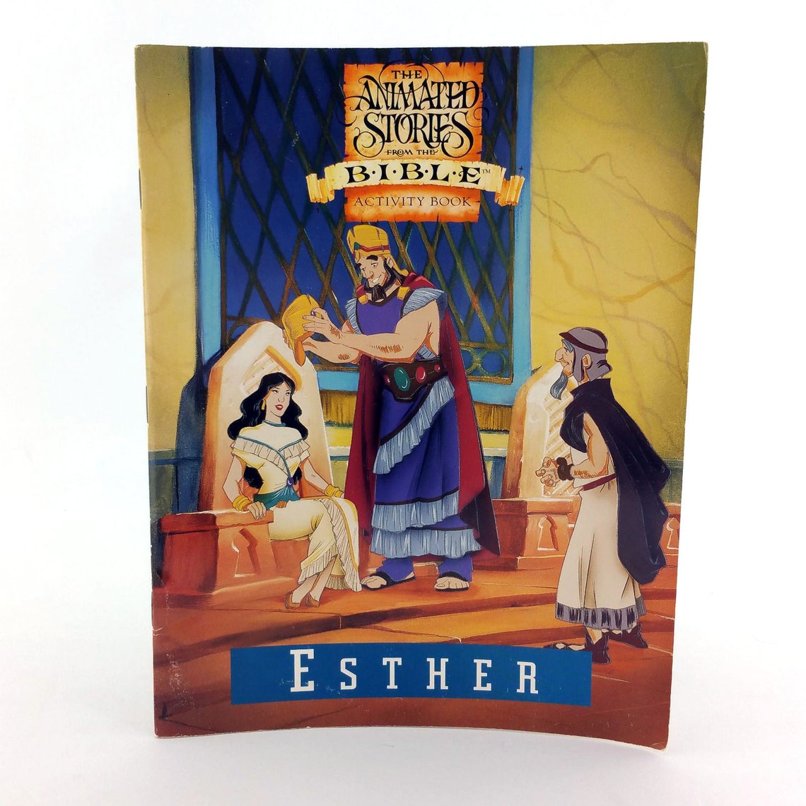 Lot 5 Bible Animated Stories Activity Books Vintage 90s Etsy