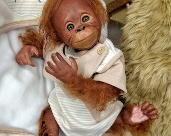 reborn chimpanzee dolls