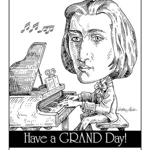 HAVE A GRAND DAY Classical note cards image 5