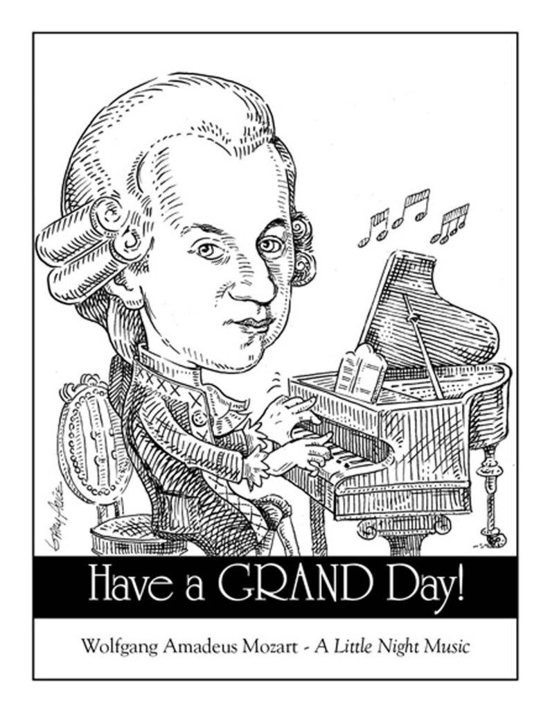 HAVE A GRAND DAY Classical note cards image 4