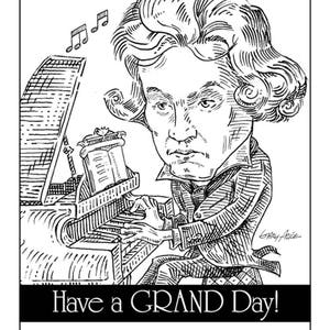 HAVE A GRAND DAY Classical note cards image 3