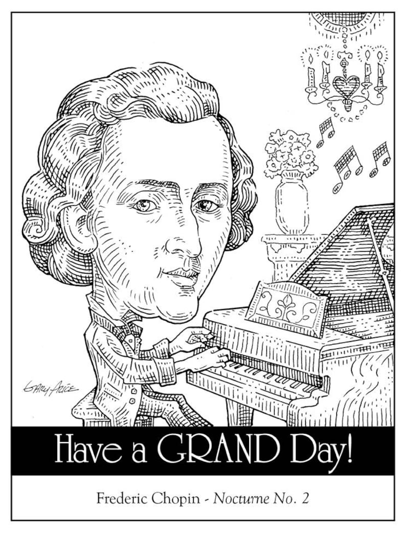 HAVE A GRAND DAY Classical note cards image 6