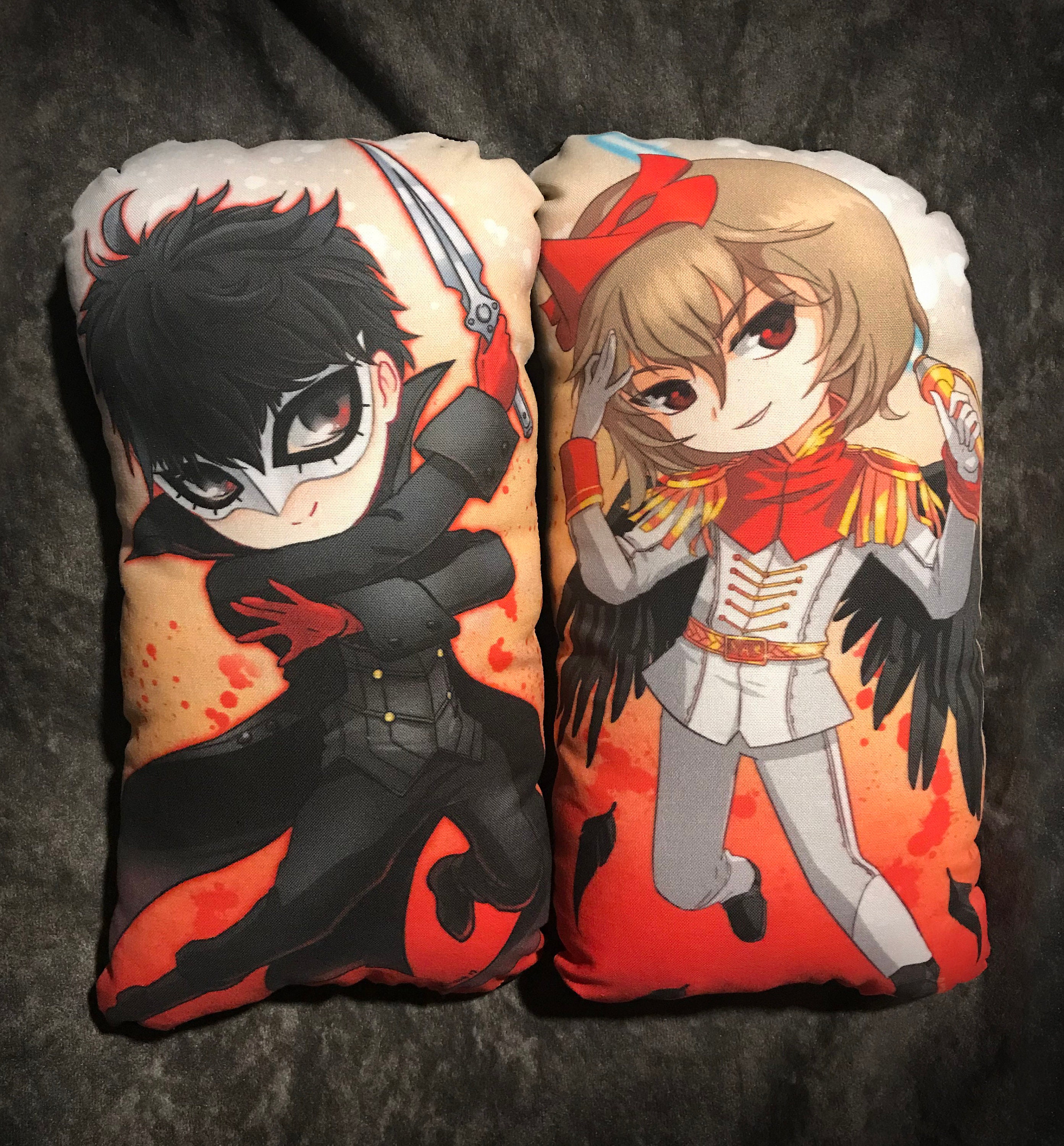 Akeshu shuake chibi mini small doujinshi pillows | Etsy