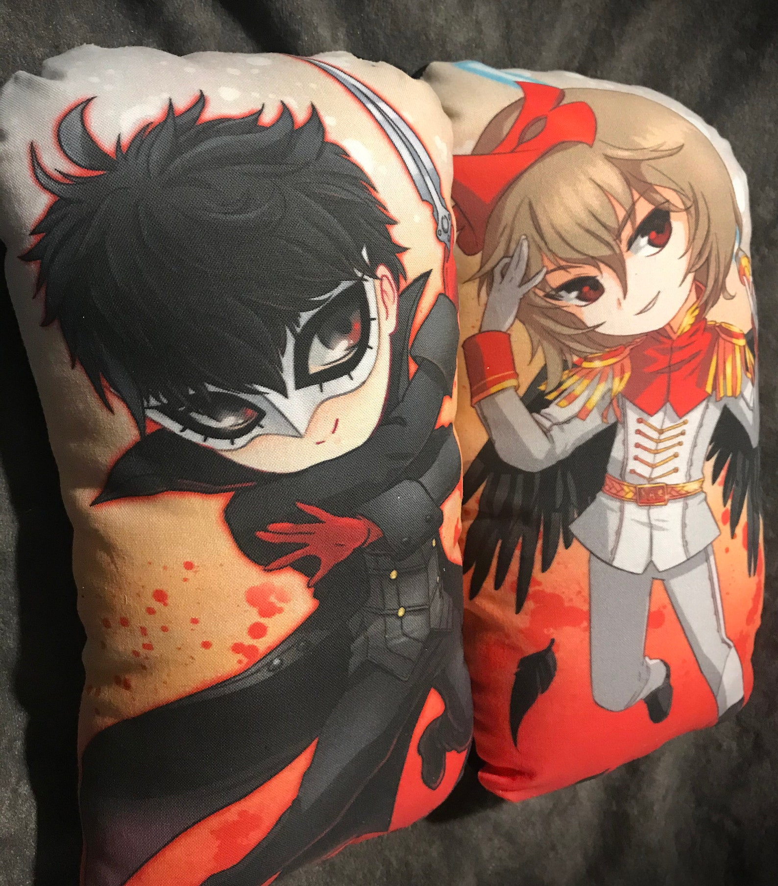 Akeshu shuake chibi mini small doujinshi pillows | Etsy