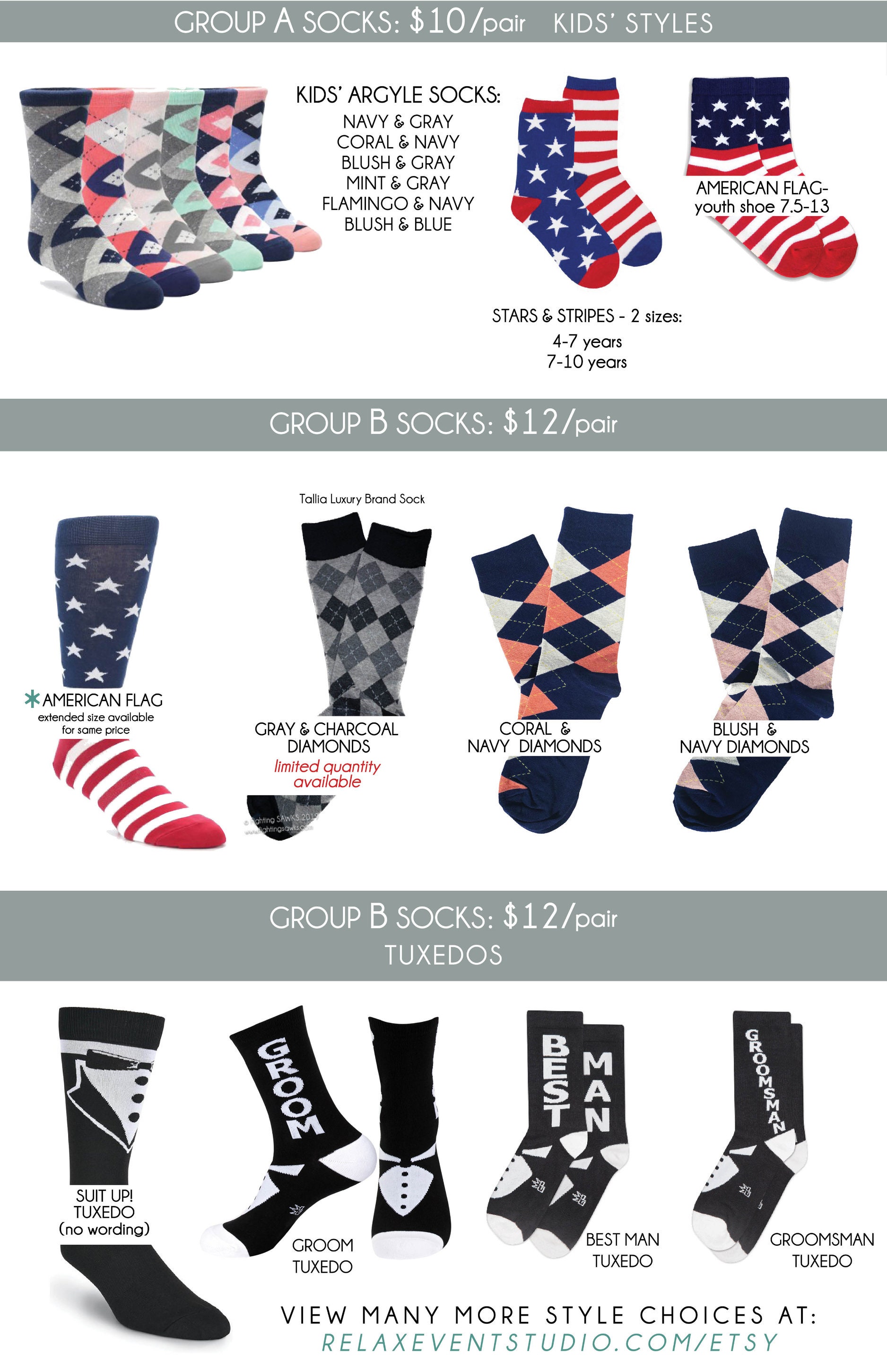THE ORIGINAL Personalized Groomsmen Sock Labels Groomsman | Etsy