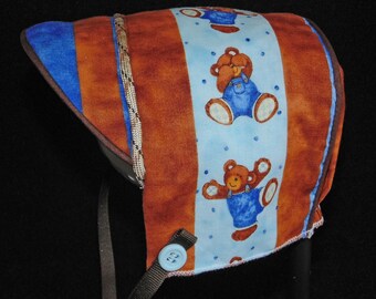 New Handmade Baby Boy Teddy Bear Theme Hat