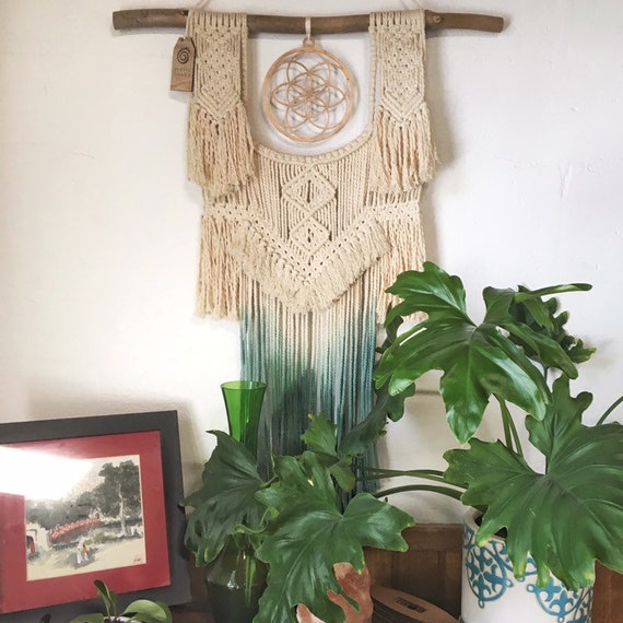 Macrame Wall Hanging with Mandala Etsy