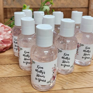 Bridal Shower Favors, Baby Shower Favors, From My Shower to Yours, Custom Label, Scented Shower Gel, Small Shower Favor under 5 each