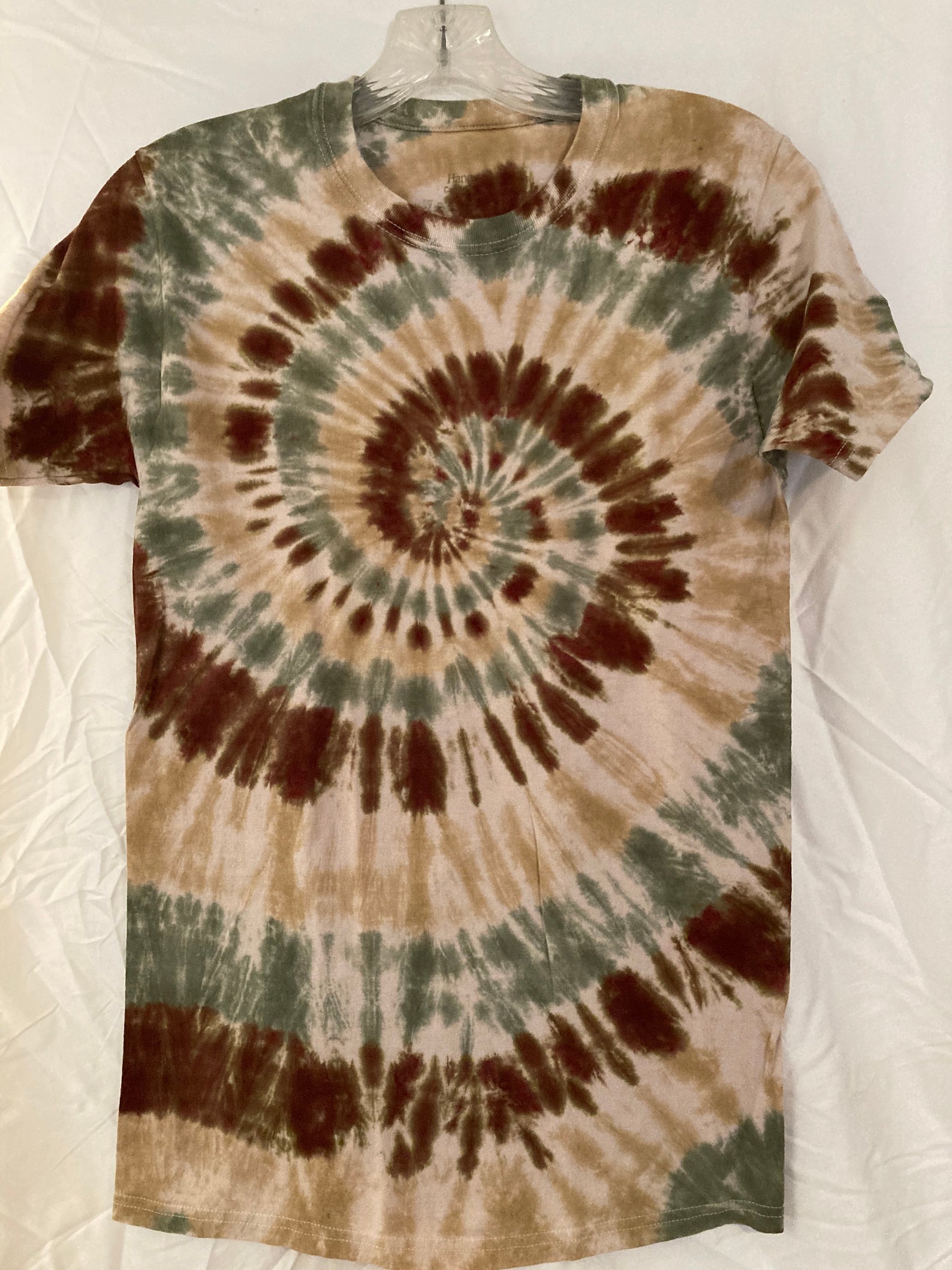 Tie Dyed Handmade Camo/earth Tones T Shirt - Etsy