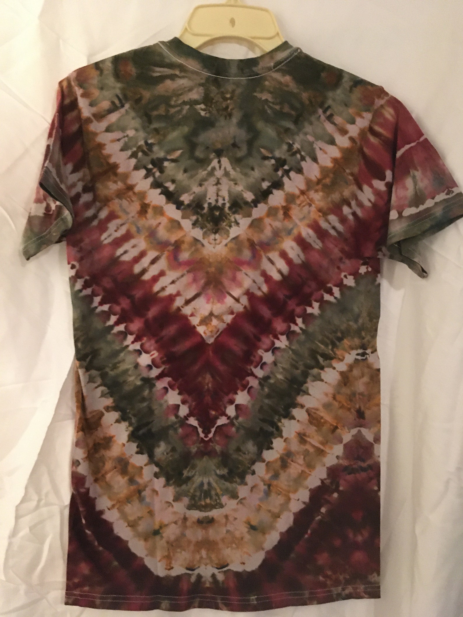 Ice Dyed Camo / Earth Tone Tie Dyed Shirt - Etsy