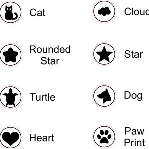 Animals and Stars Stationery Stamps | Small Stationery Stamps | Gift for Crafters | Crafting Gifts | Gifts for Kids | Kids Craft Stamps