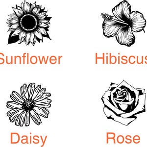 Timbro di ritorno con fiori carini - Nome e indirizzo personalizzati - Timbro autoinchiostrante personalizzato per uso postale a domicilio - Timbro personalizzato - Timbri colorati