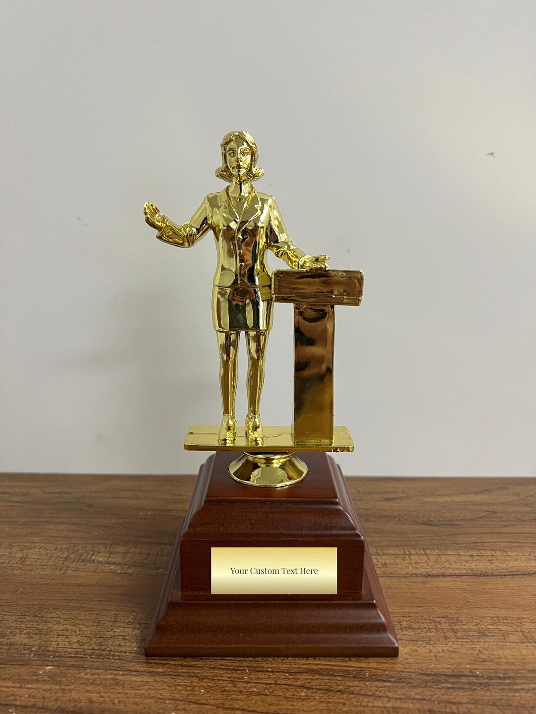 Custom Attorney Trophy: Personalized Public Speaking Award - Etsy