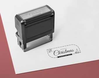 General Merry Christmas Stamp | Christmas Stamp | Rubber Stamp | Custom Rubber Stamp | Christmas Cards