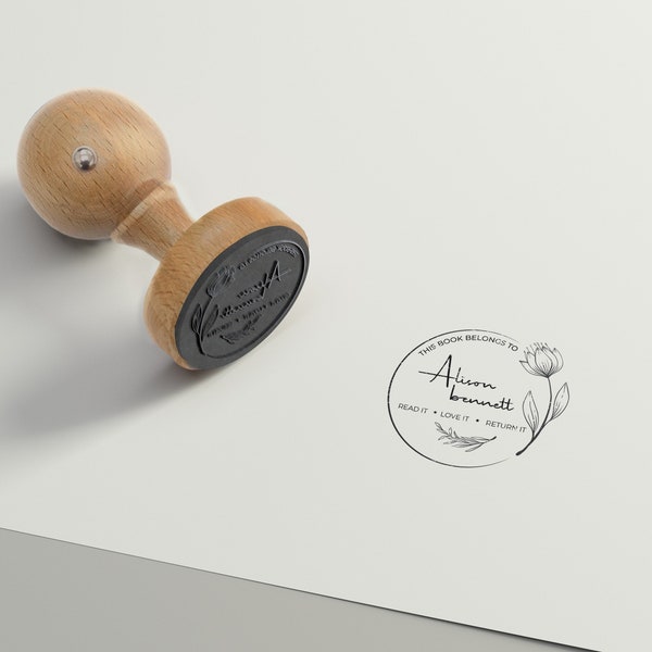 Personalized Book Stamps Etsy Australia