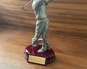 Nowoczesne trofeum golfowe z grawerunkiem: Nagroda dla golfisty/golfistki
