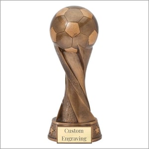 Soccer Trophy with Custom Engraving – Champ Award – Personalized Soccer Medal – Team Recognition Gift  – Youth Soccer Trophy – MVP Trophy