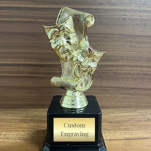 Most Dramatic Trophy – Custom Engraved Theater Award