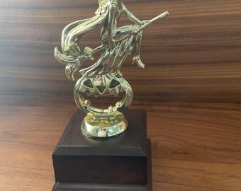 Custom Engraved Halloween Trophy: Zombie, Witch, Pumpkin Contest Award