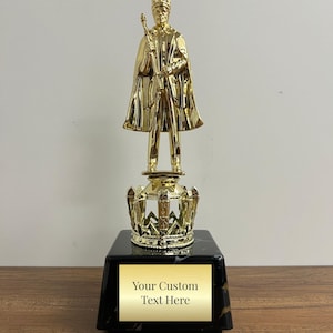 Royal King Trophy: Custom Engraved Victory Award