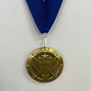 Custom Engraved Baseball Homeplate Medal - Personalized Award for Players, Teams & Tournaments - Unique Homeplate Design Trophy Medal