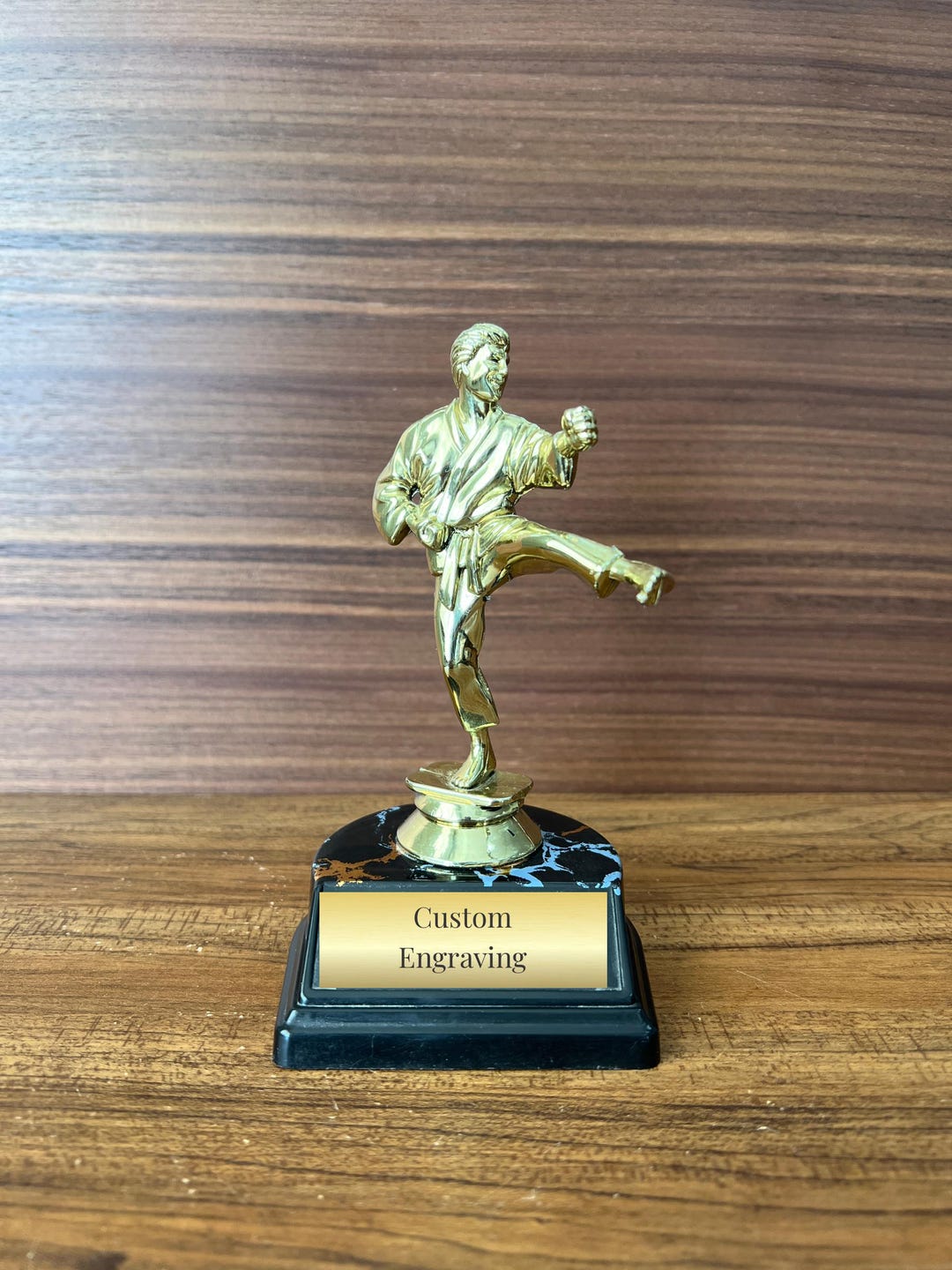 Karate Student of the Month Trophy With Custom Engraving | Personalized ...