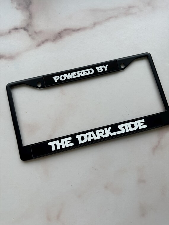 Star Wars Darth Vader Sith Lord Dark Side Recruiter Car License Plate Frame