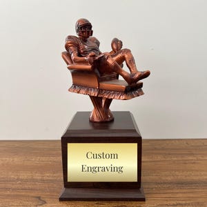 Fantasy Football Winner Trophy - Custom Engraved Award for League Champions - Perfect Gift for Fantasy Football Enthusiasts