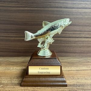 Custom Fishing Trophy – Biggest Catch Award, Perfect for Fishing Tournaments, Angler Gifts, and Celebrating the Ultimate Catch