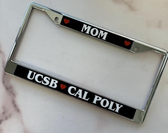 License Plate Frame: Fully Custom personalization