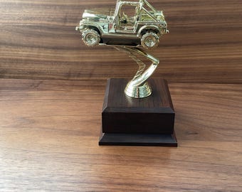 Custom Engraved Jeep, Truck, Motorcycle Trophy: Off-Road Event Award