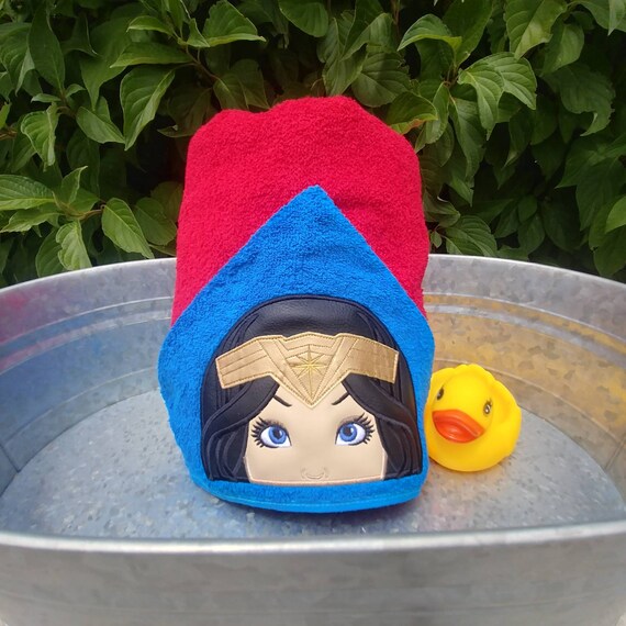 hooded swim towel