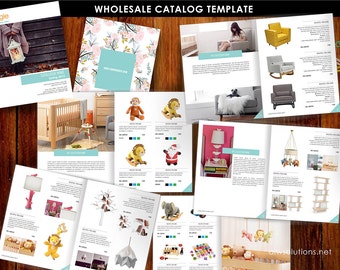 catalog template etsy