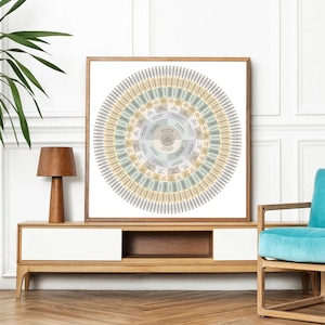 9 generaties stamboom, bewerkbare Canva Circle-stamboomsjabloon, cadeau familiereünie, genealogiesjabloon, DIY-stamboom,
